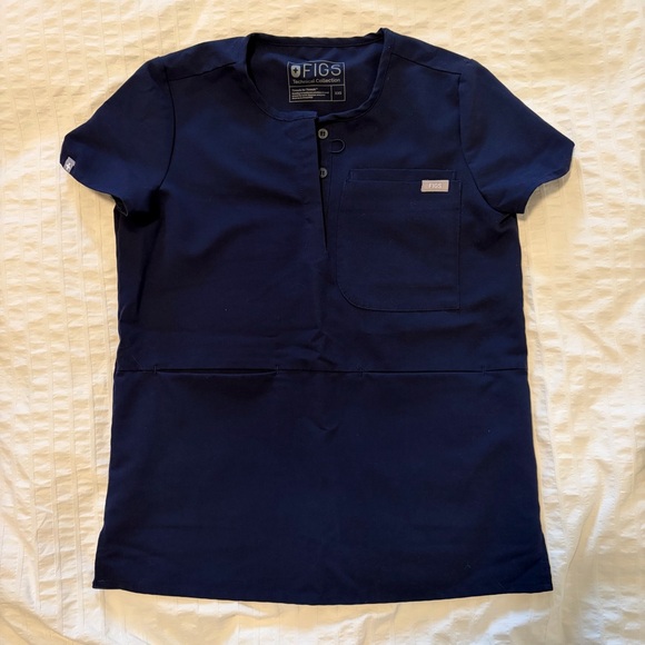 Figs Other - Figs Zaria Scrub Top Navy XXS